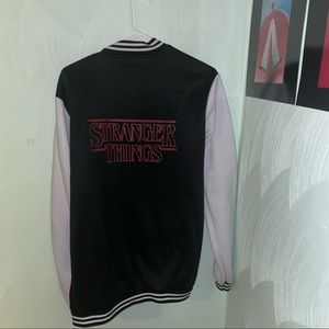 stranger things letterman varsity jacket